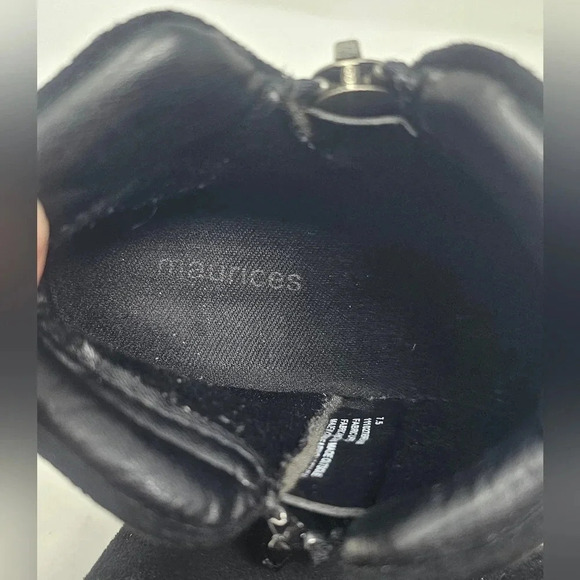 Maurice's Womens Breanna Hidden Wedge Faux Suede Bootie Size 7.5 - Picture 13 of 16